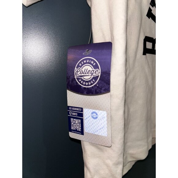 NWT Women's S Georgia Bulldogs Mitchell & Ness Cropped Ringer Shirt, MSRP - Picture 3 of 4